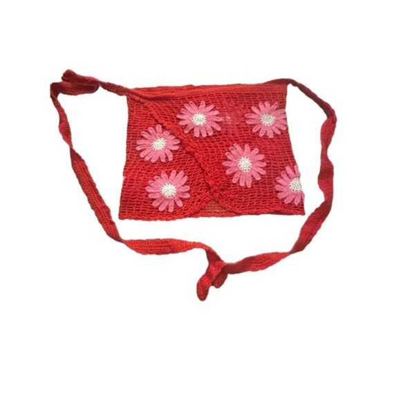 Aqua Bendita x REVOLVE XS Maia Sarong in Fuschia & Red MSRP $200 NWOT - Picture 2 of 11